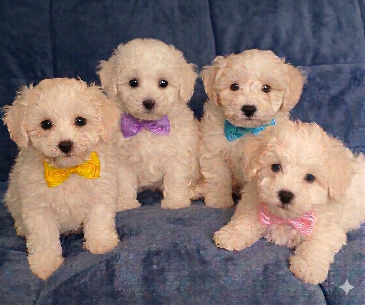 Les chiots nés chez nous